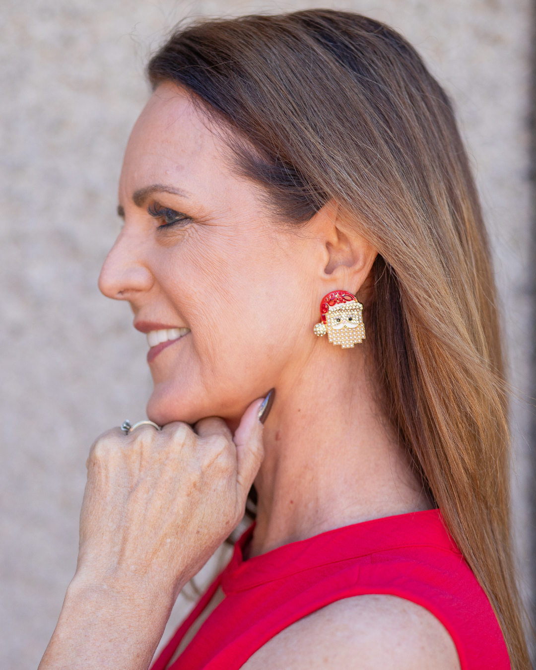 Santa Holiday Earrings
