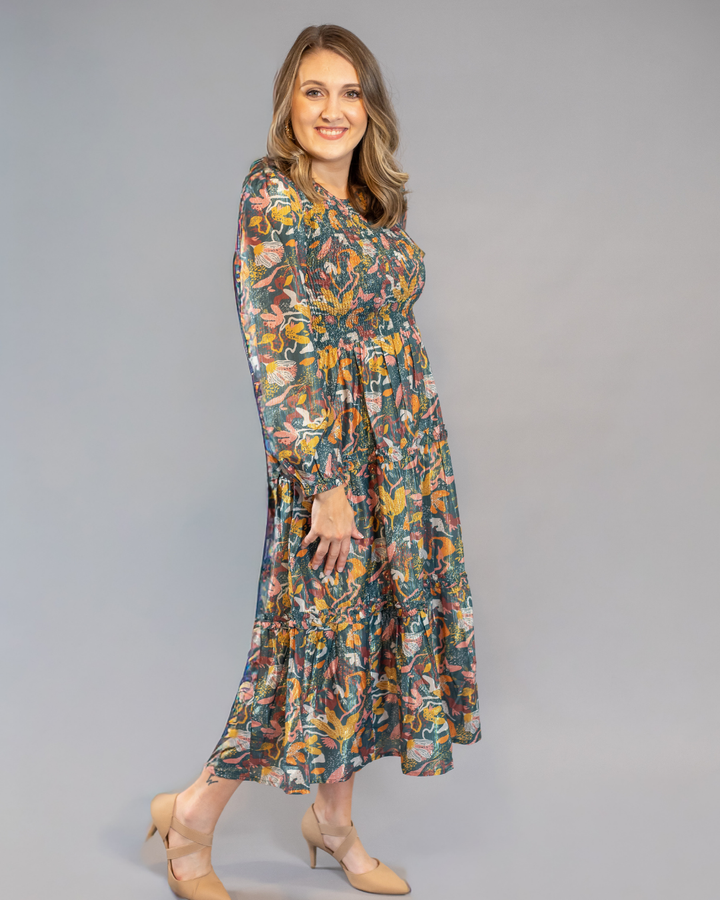 Shaffer Maxi Dress in Blue