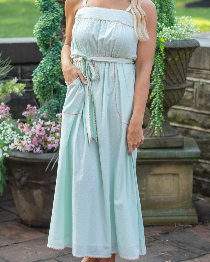 Mint Maxi Dress w/ Pockets