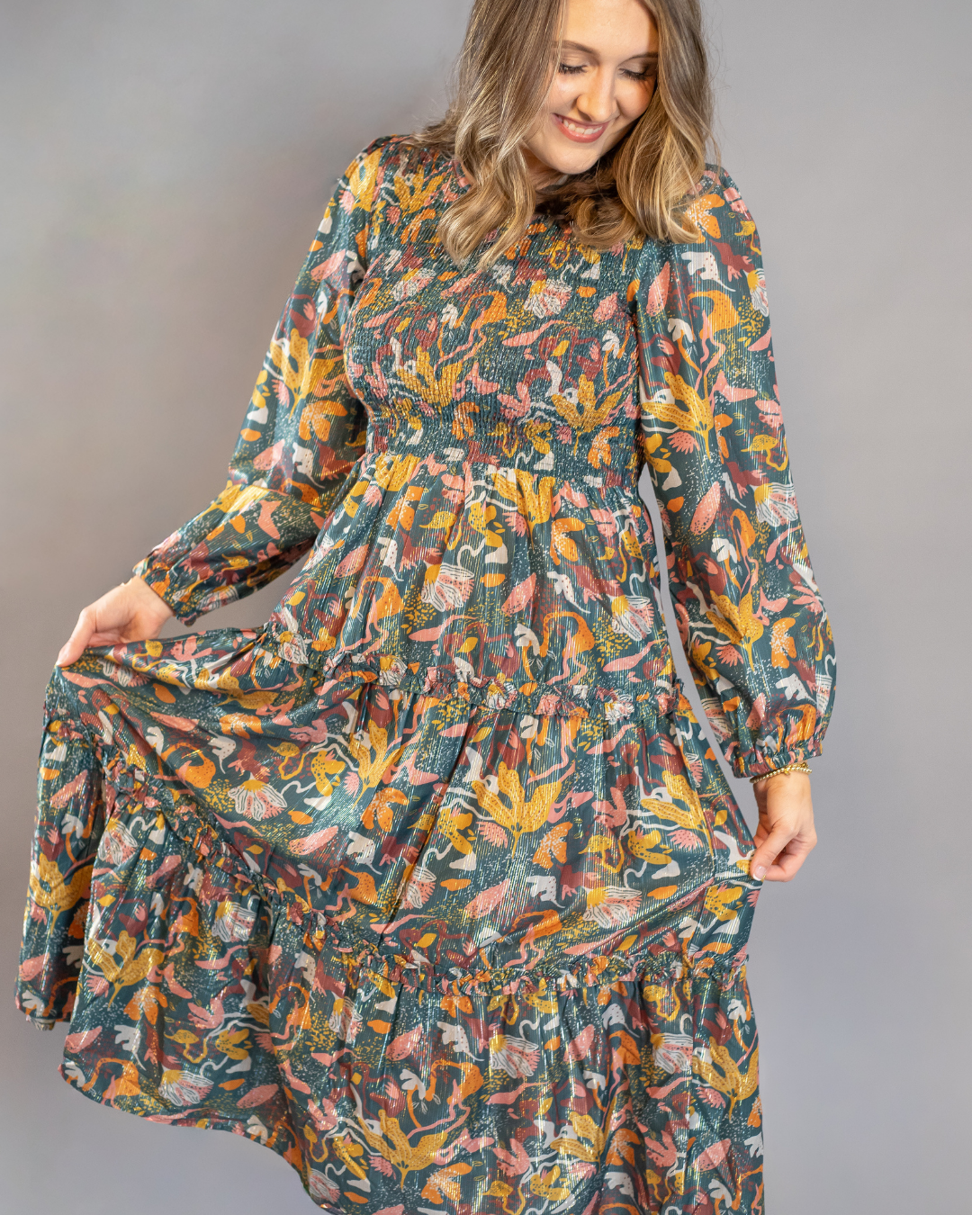 Shaffer Maxi Dress in Blue