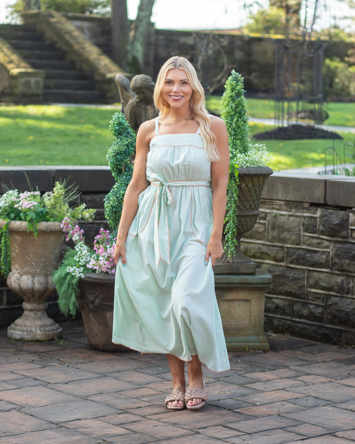 Mint Maxi Dress w/ Pockets