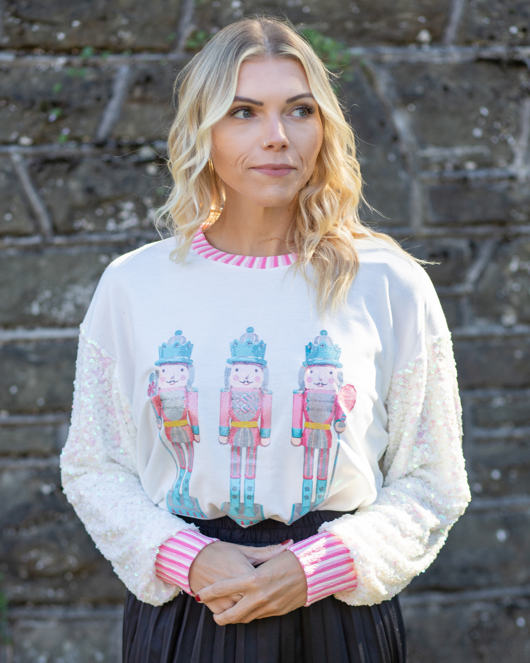 Glitter Nutcracker Top