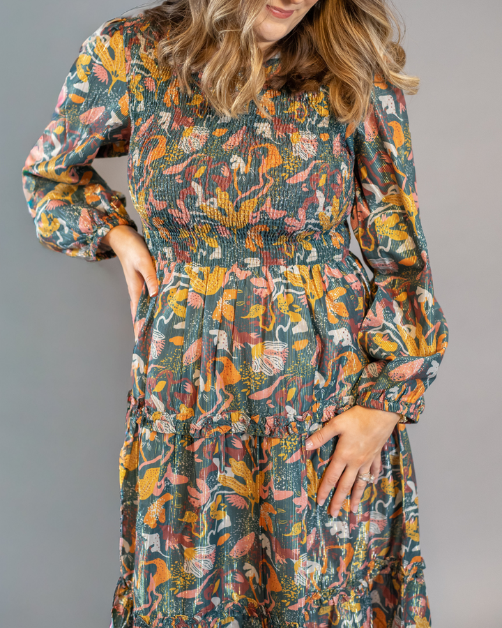 Shaffer Maxi Dress in Blue