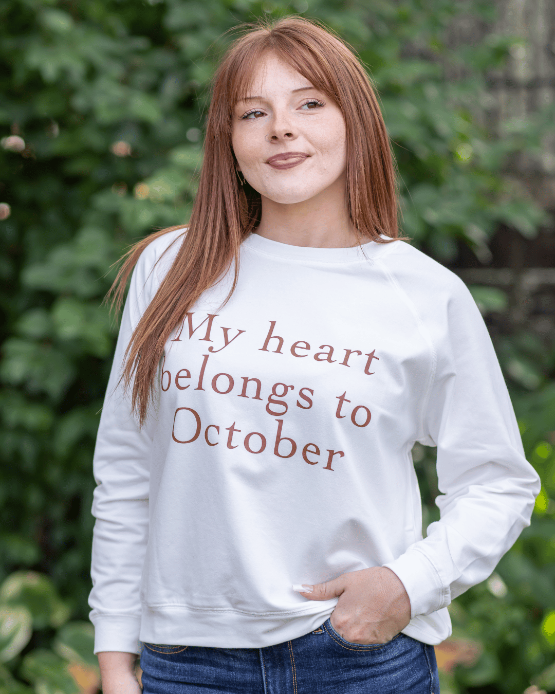 My Heart Belongs to October Crewneck