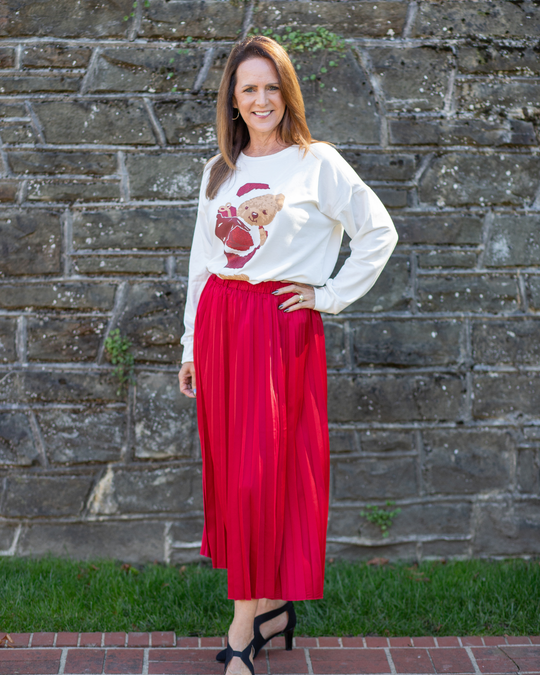 Pleated Silk Skirts