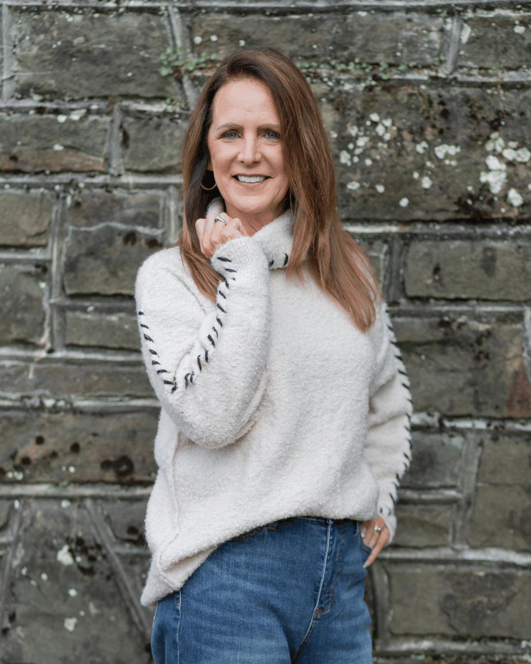 Contrast Sweater
