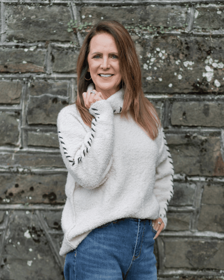 Contrast Sweater
