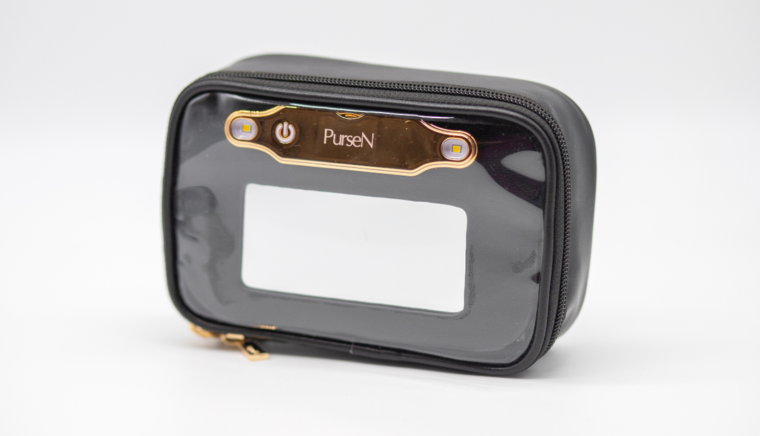 Light Up Travel Toiletry Bag with Mirror