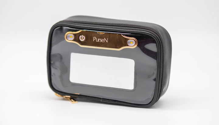 Light Up Travel Toiletry Bag with Mirror