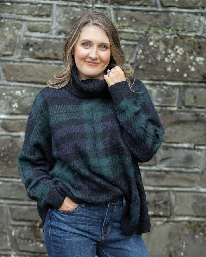 Rolled Turtleneck Sweater