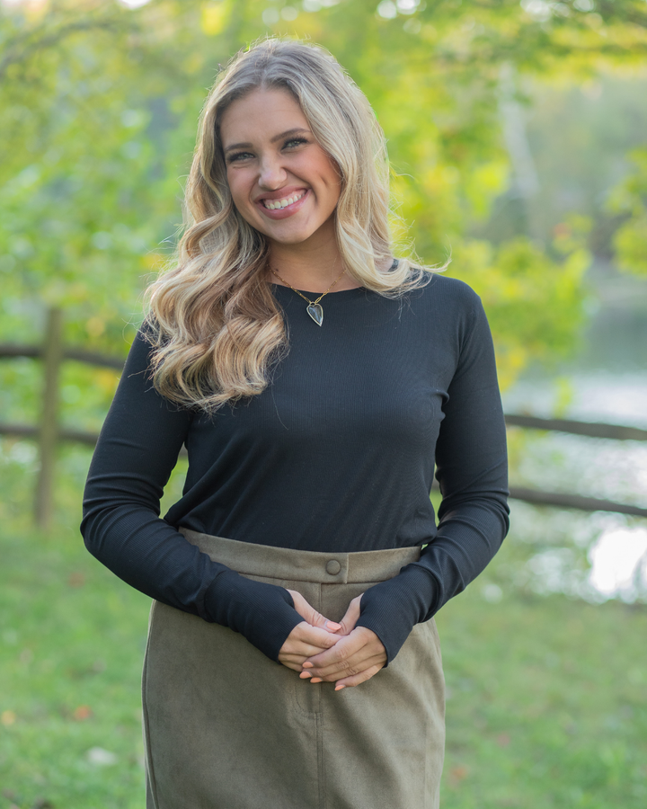 Tuscan Suede Maxi Skirt