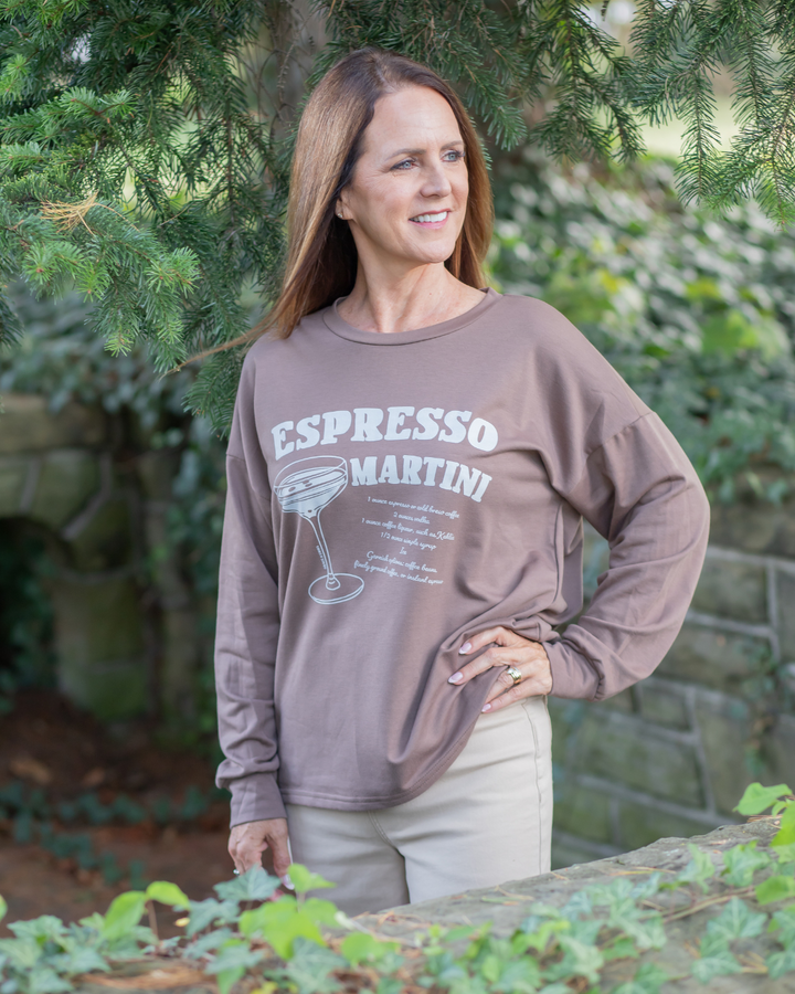 Espresso Martini Long Sleeve Sweatshirt