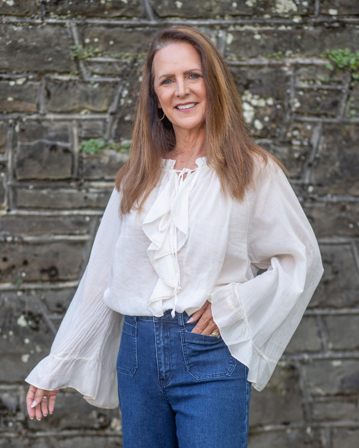Ruffle Long Sleeve Blouse