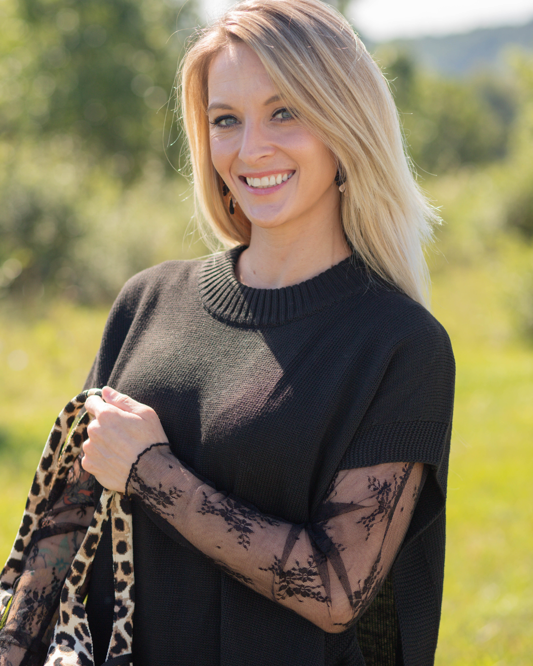 Tie Knit Sweater Vest