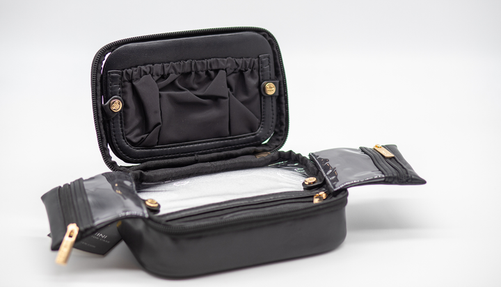 Light Up Travel Toiletry Bag with Mirror