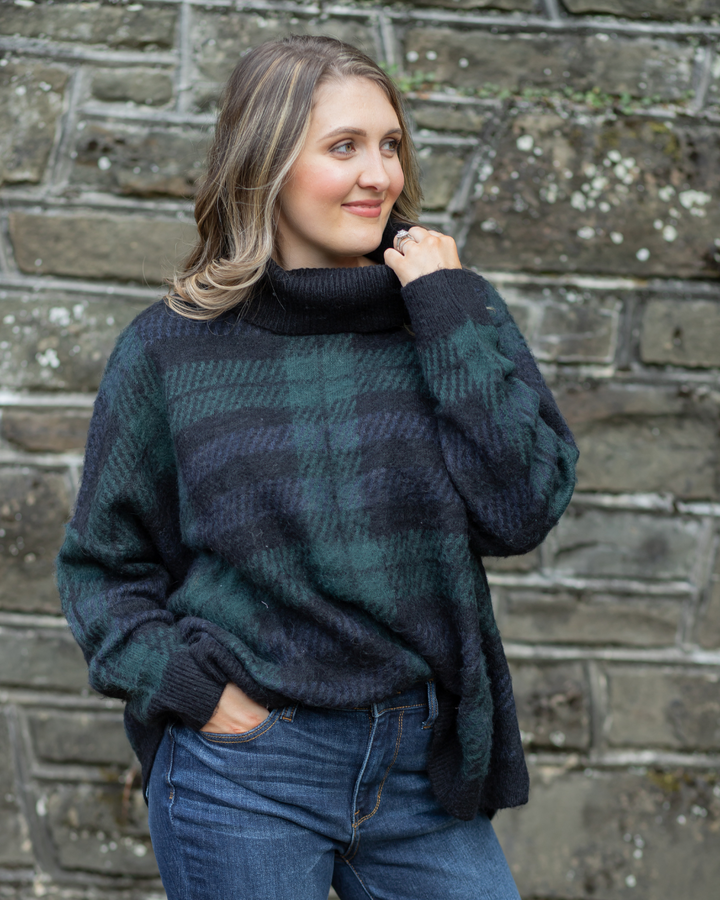Rolled Turtleneck Sweater