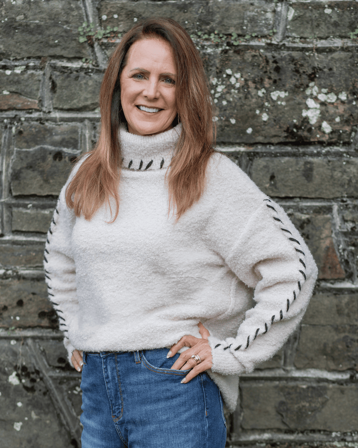 Contrast Sweater