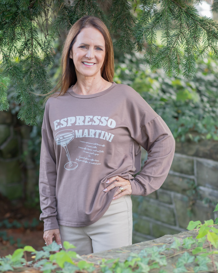 Espresso Martini Long Sleeve Sweatshirt