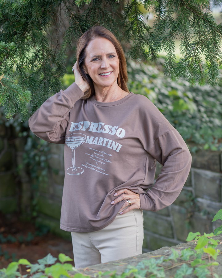 Espresso Martini Long Sleeve Sweatshirt
