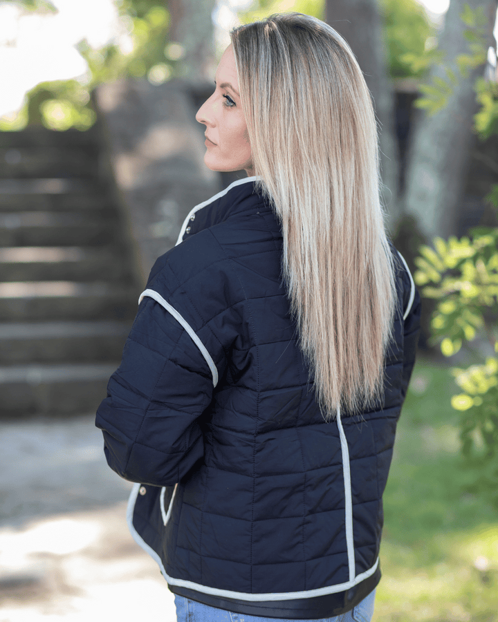 Quilted Trim Jacket