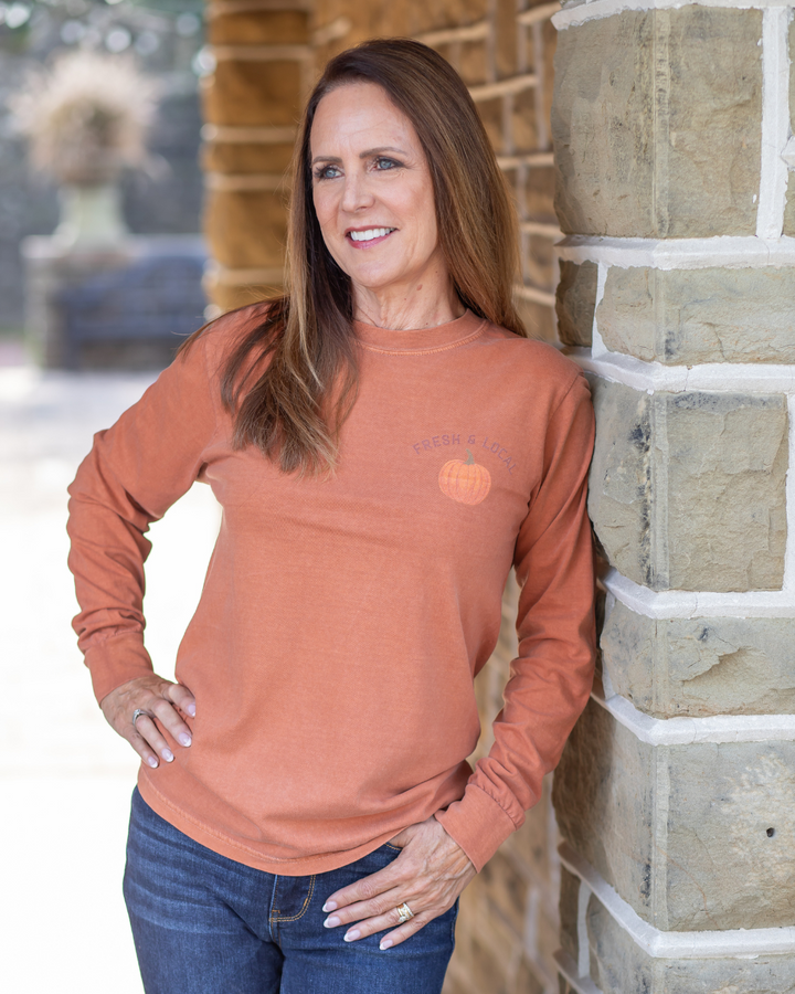 Farmers Market Long Sleeve Tee