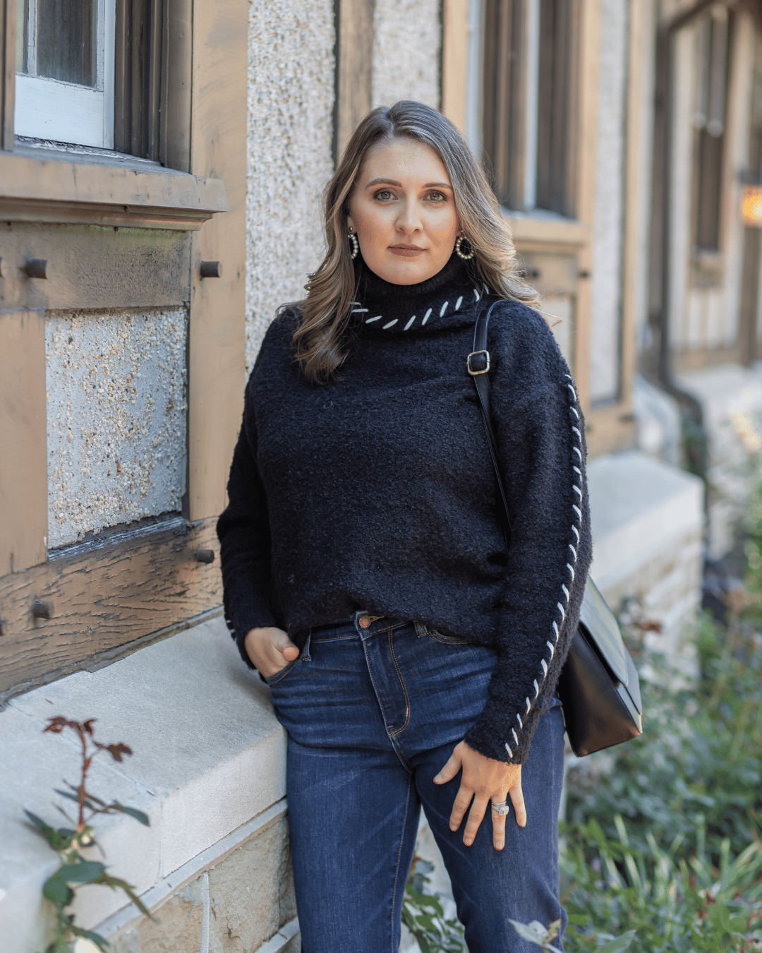 Contrast Sweater