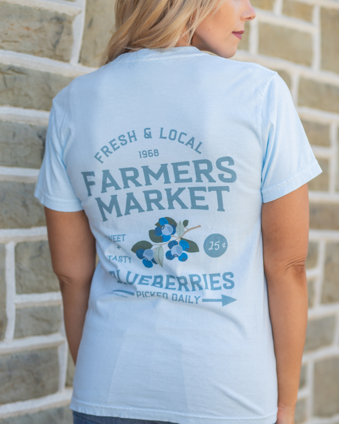 Blueberries At The Market Tee