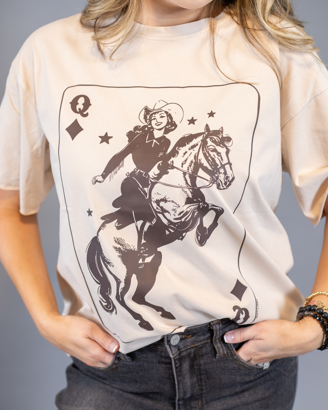Queen Card Rodeo Tee