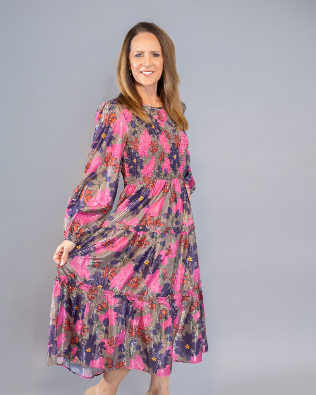 Shaffer Maxi Dress in Pink