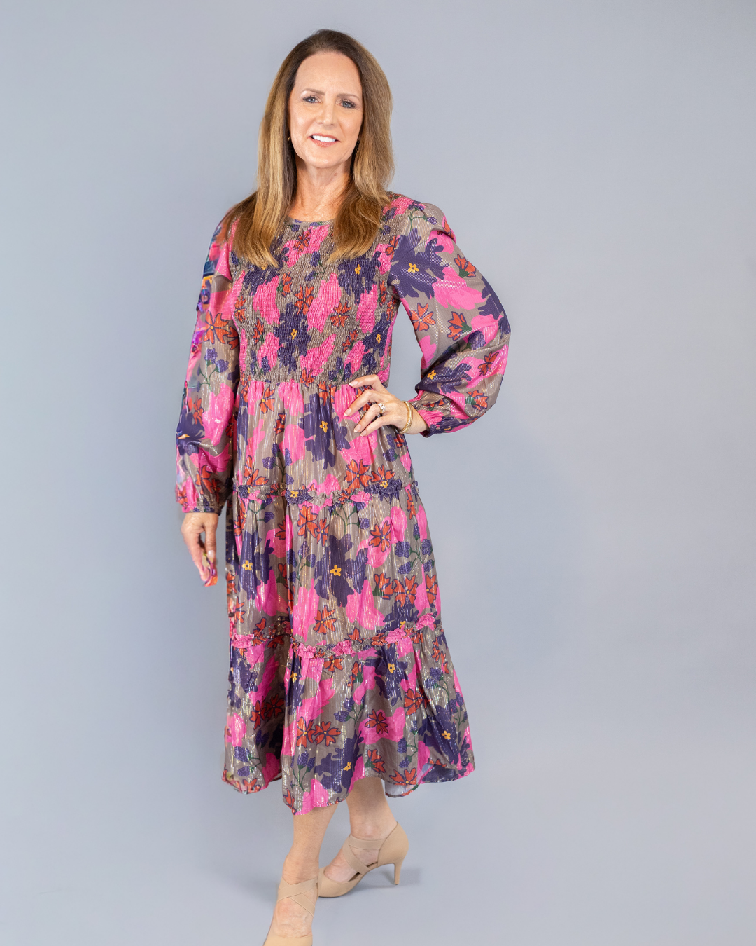 Shaffer Maxi Dress in Pink