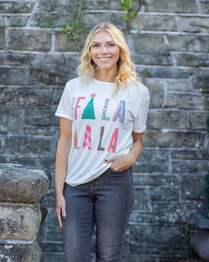 Fa La La La Holiday Tee