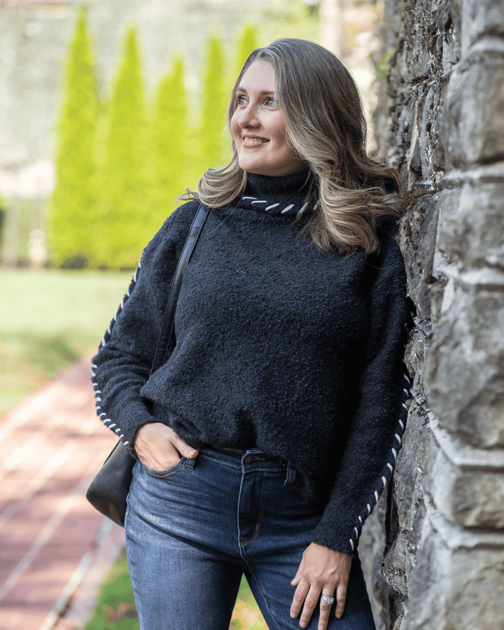 Contrast Sweater