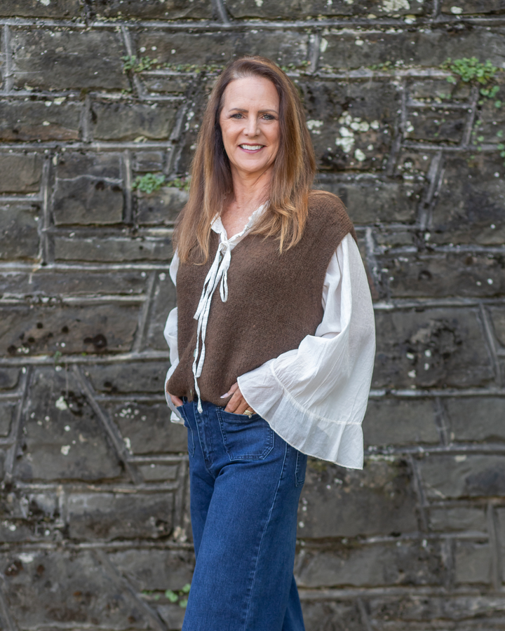 Ruffle Long Sleeve Blouse