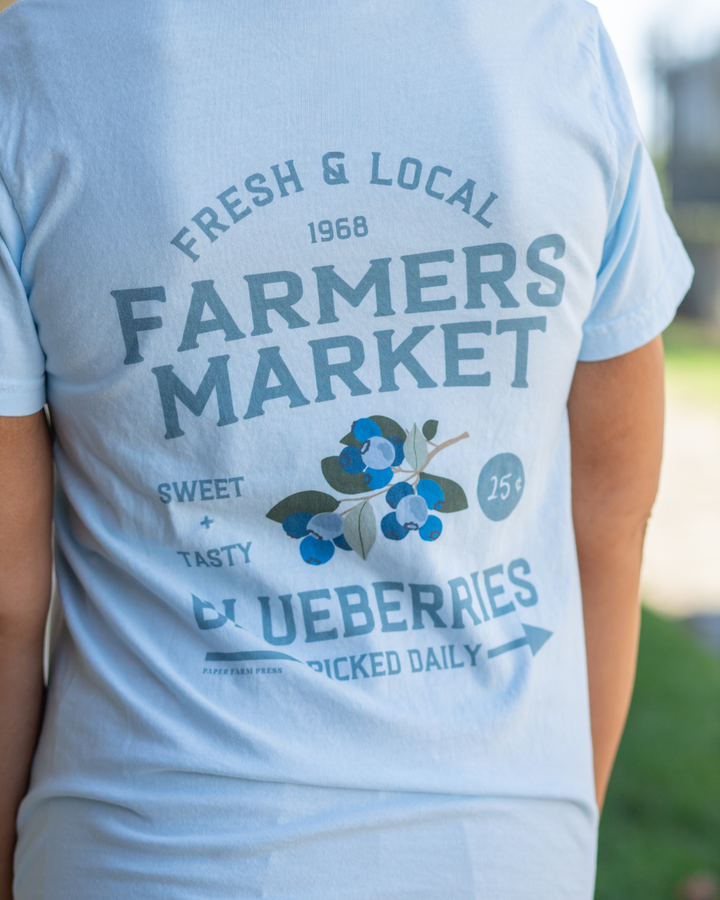 Blueberries At The Market Tee