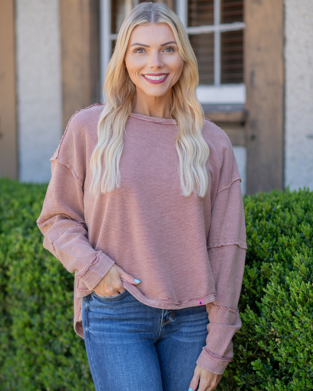 On the Go Long Sleeve Top