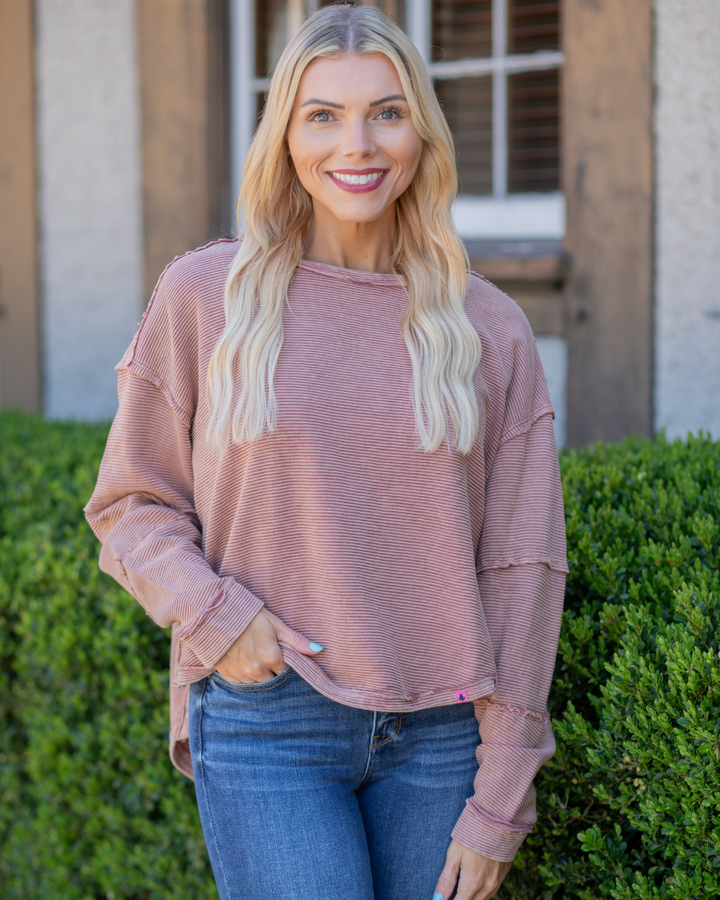 On the Go Long Sleeve Top