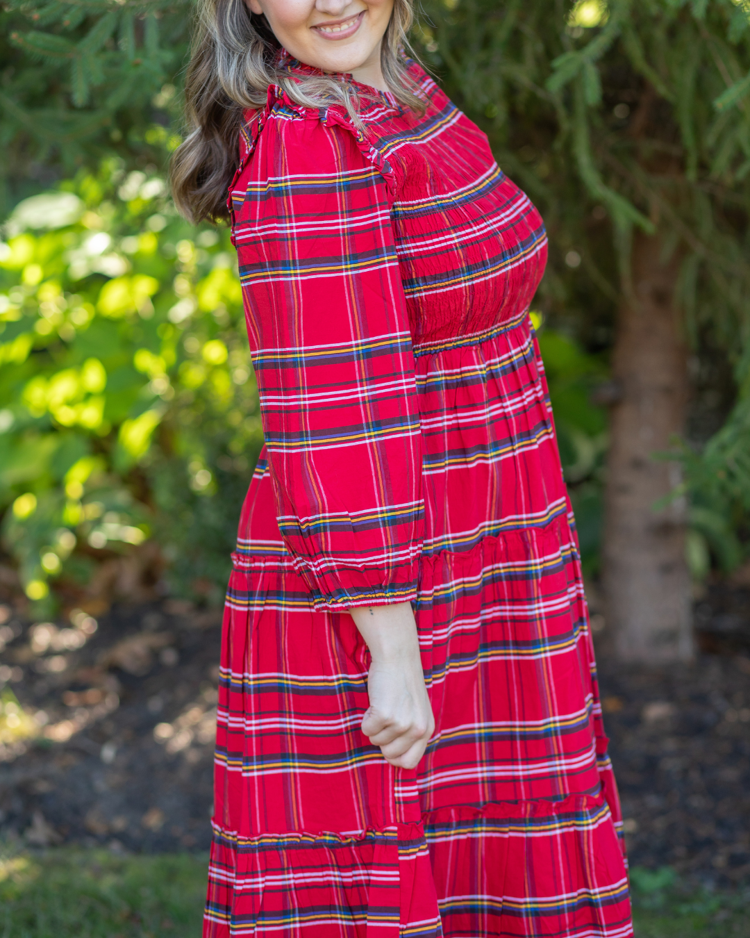 Classic Holiday Plaid Dress