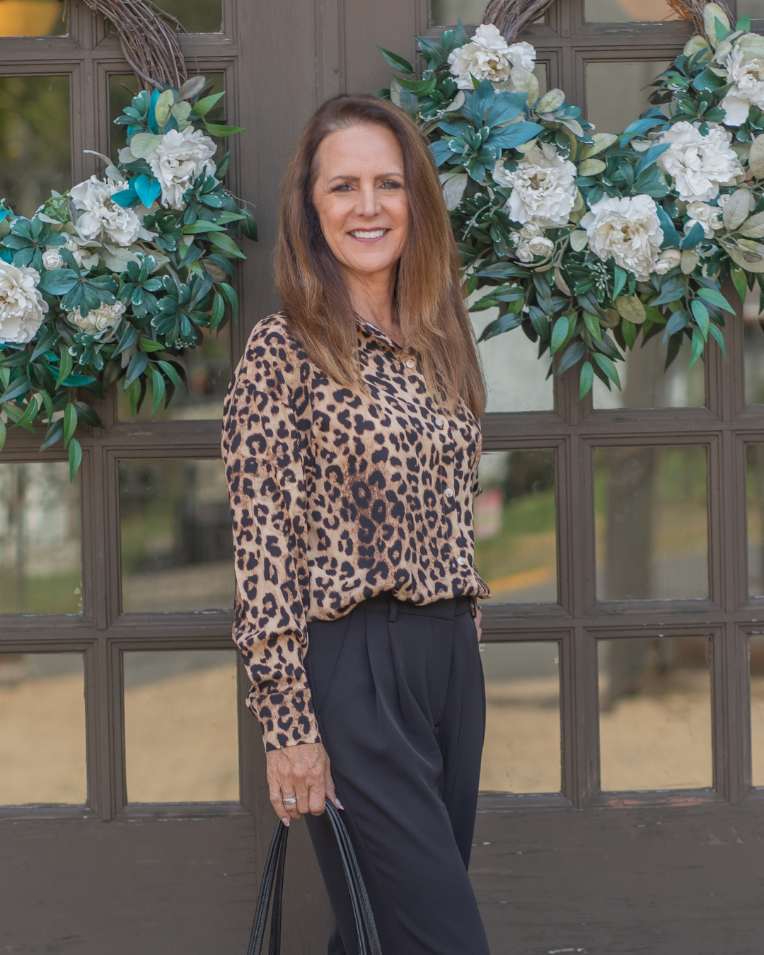 Cheetah Button-Up Top