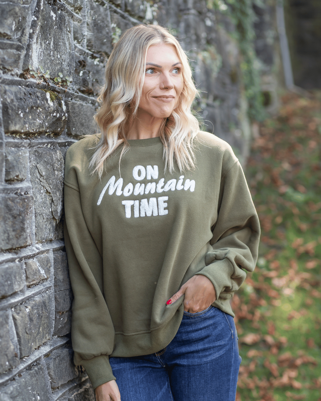 On Mountain Time Crewneck