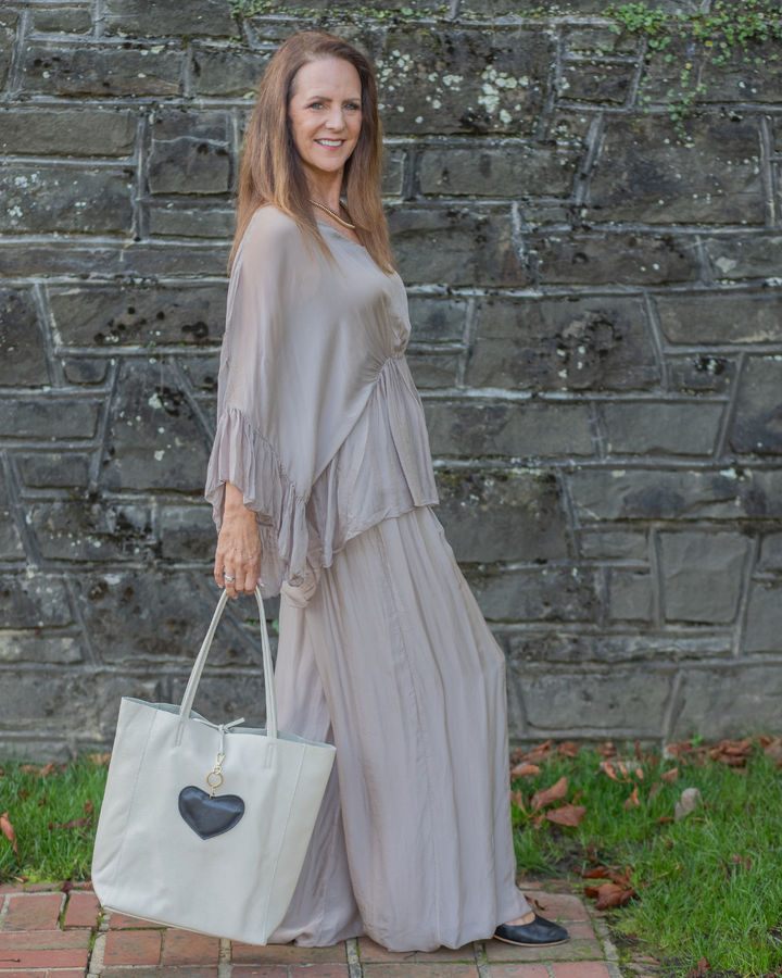 Lightweight Long Sleeve Silk Blouse