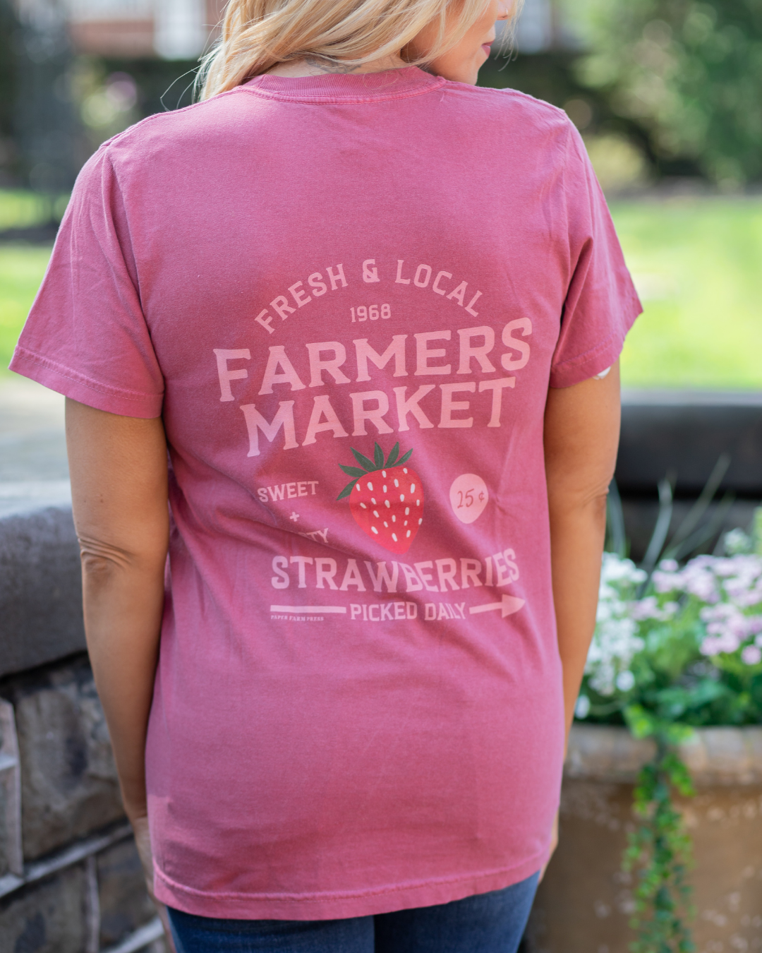 Strawberries At The Market Tee