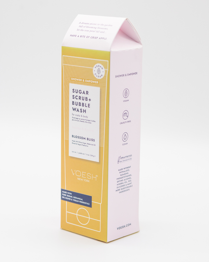 Voesh Sugar Scrub & Bubble Wash